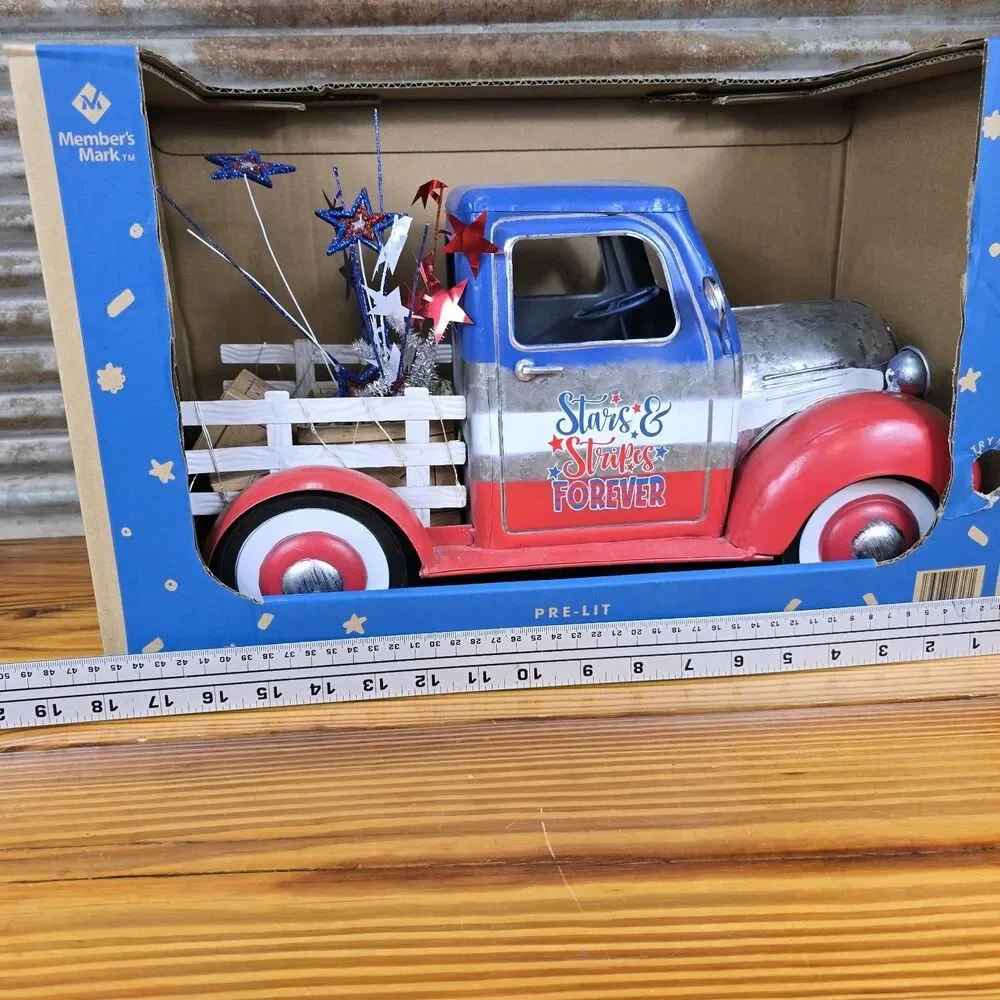 Members Mark Prelit Vintage Trucks July4th